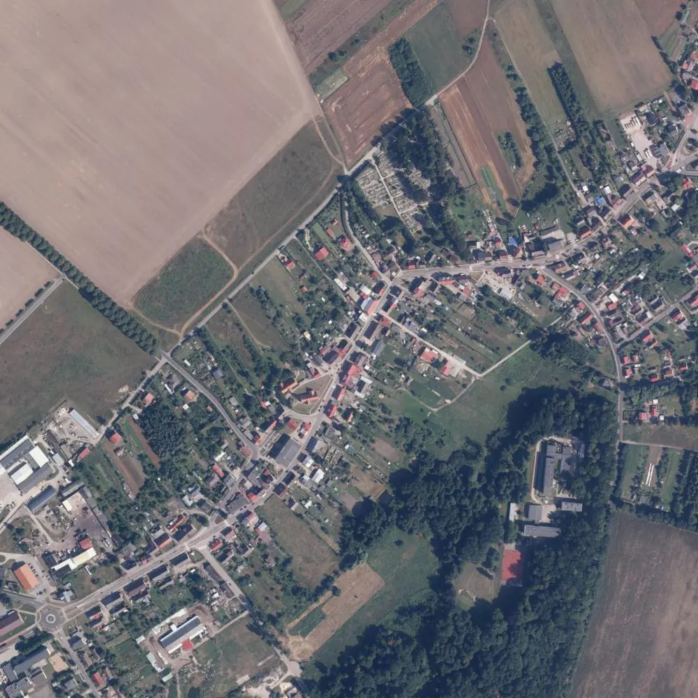 Zdjęcie lotnicze Tychowa